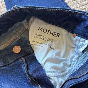 MOTHER Dark Blue Denim Jeans